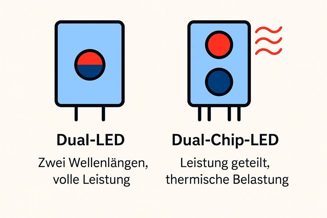 Dual-LED oder Dual-Chip? Warum wir uns für volle Leistung entschieden haben